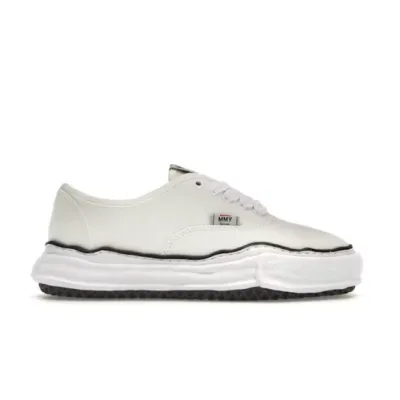 Maison Mihara Yasuhiro Baker OG Sole Canvas Low White, A02FW704 01