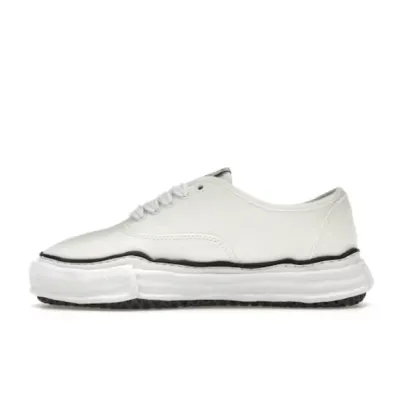 Maison Mihara Yasuhiro Baker OG Sole Canvas Low White, A02FW704 02