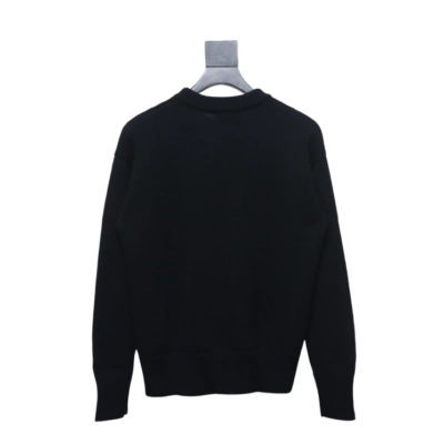 AMI PARIS 21FW heart embroidered crew neck sweater 02