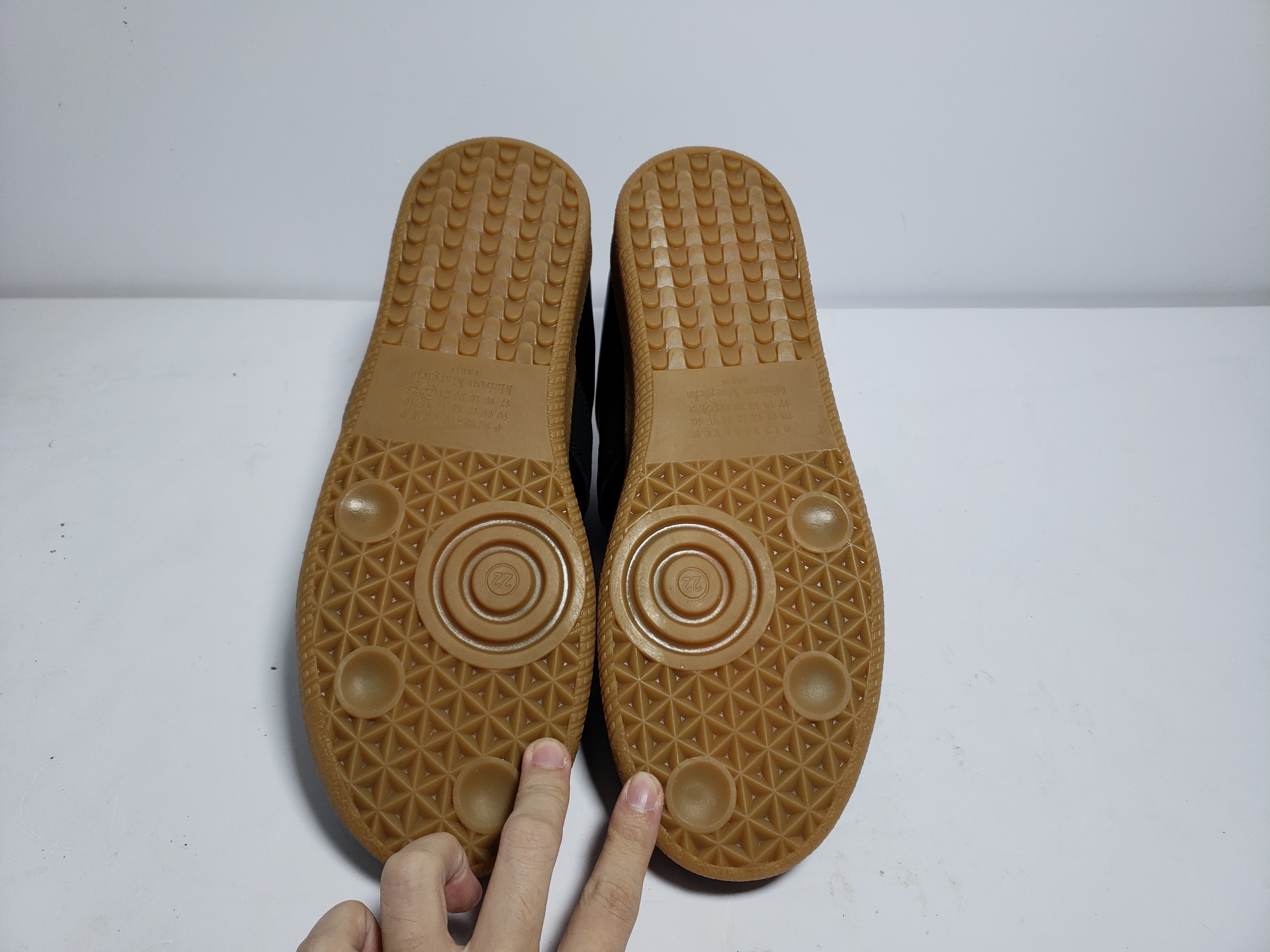 Maison Margiela LJR German Army Trainer (GATs) Black Gum