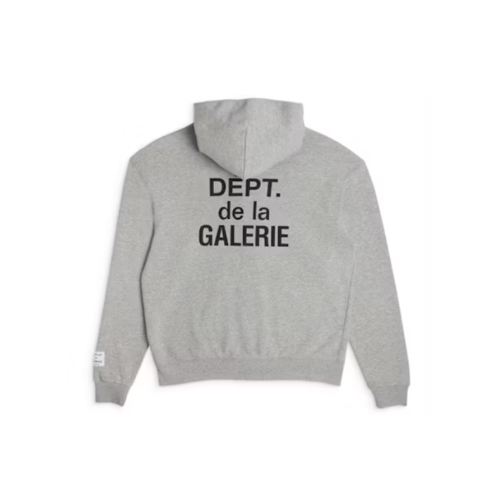 Gallery Dept French Zip Hoodie Heather Grey