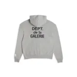 Gallery Dept French Zip Hoodie Heather Grey