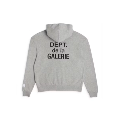 Gallery Dept French Zip Hoodie Heather Grey 02