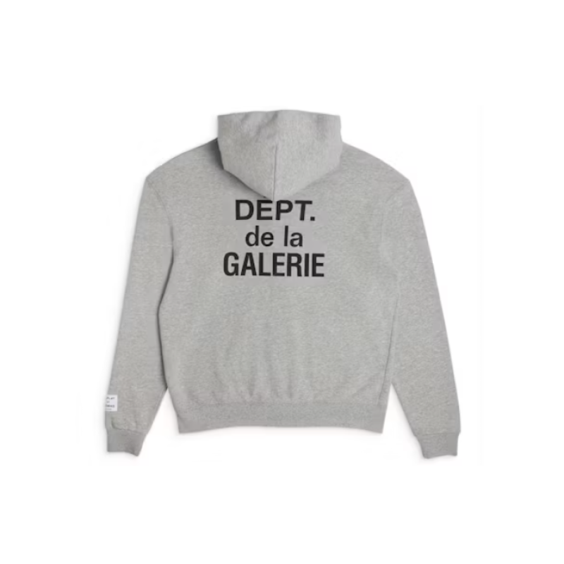 Gallery Dept French Zip Hoodie Heather Grey