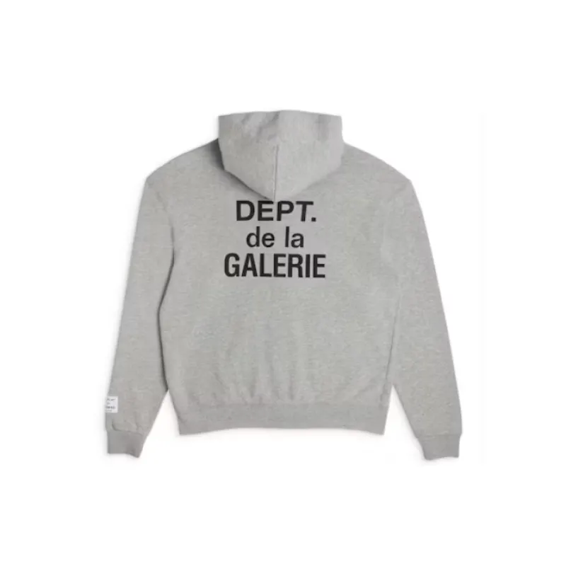 Gallery Dept French Zip Hoodie Heather Grey