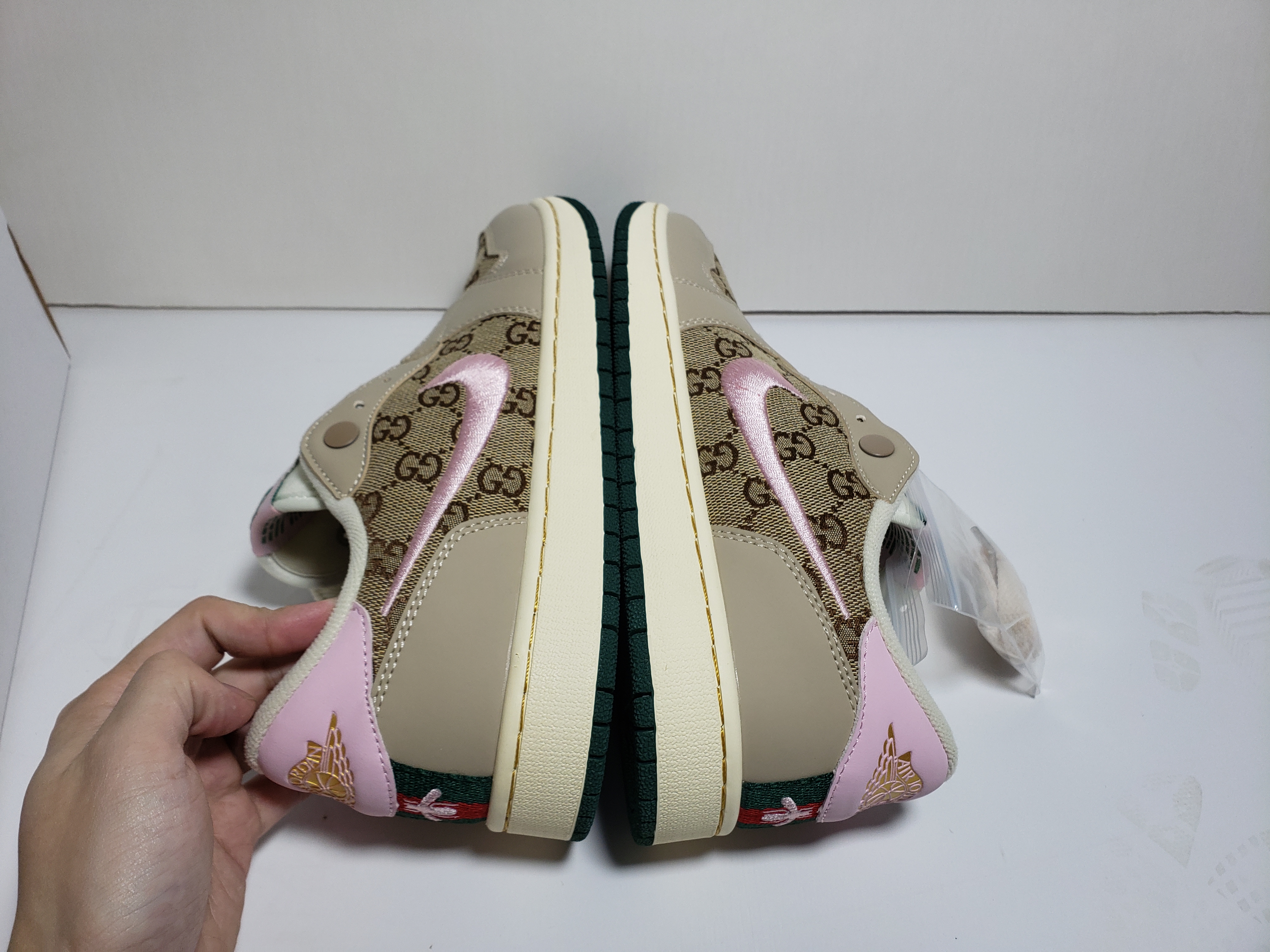 LJR Jordan 1 Low Gucci Powder