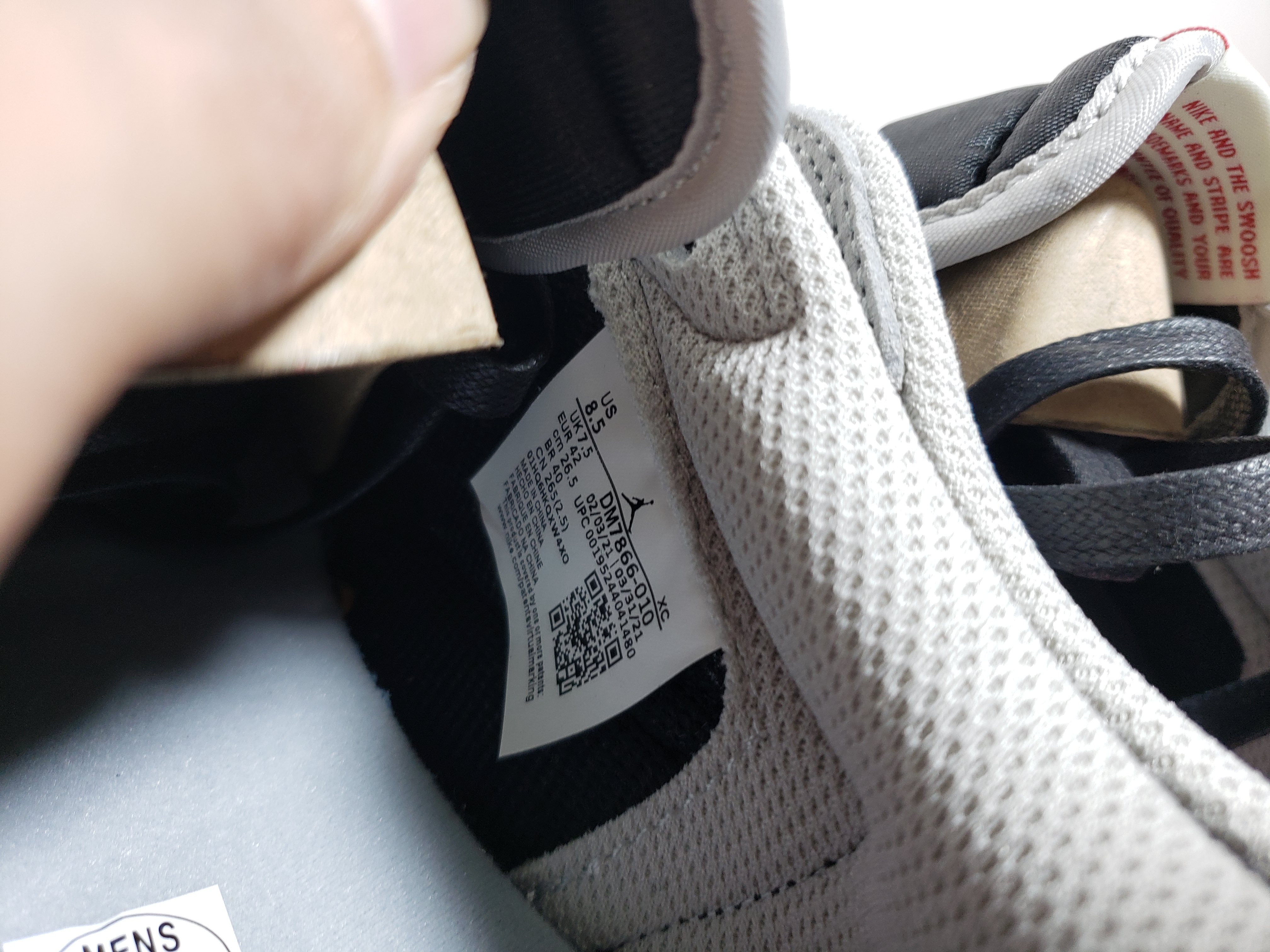 LJR Jordan 1 x Travis Scott Low White Grey Low Gang,DM7866-010