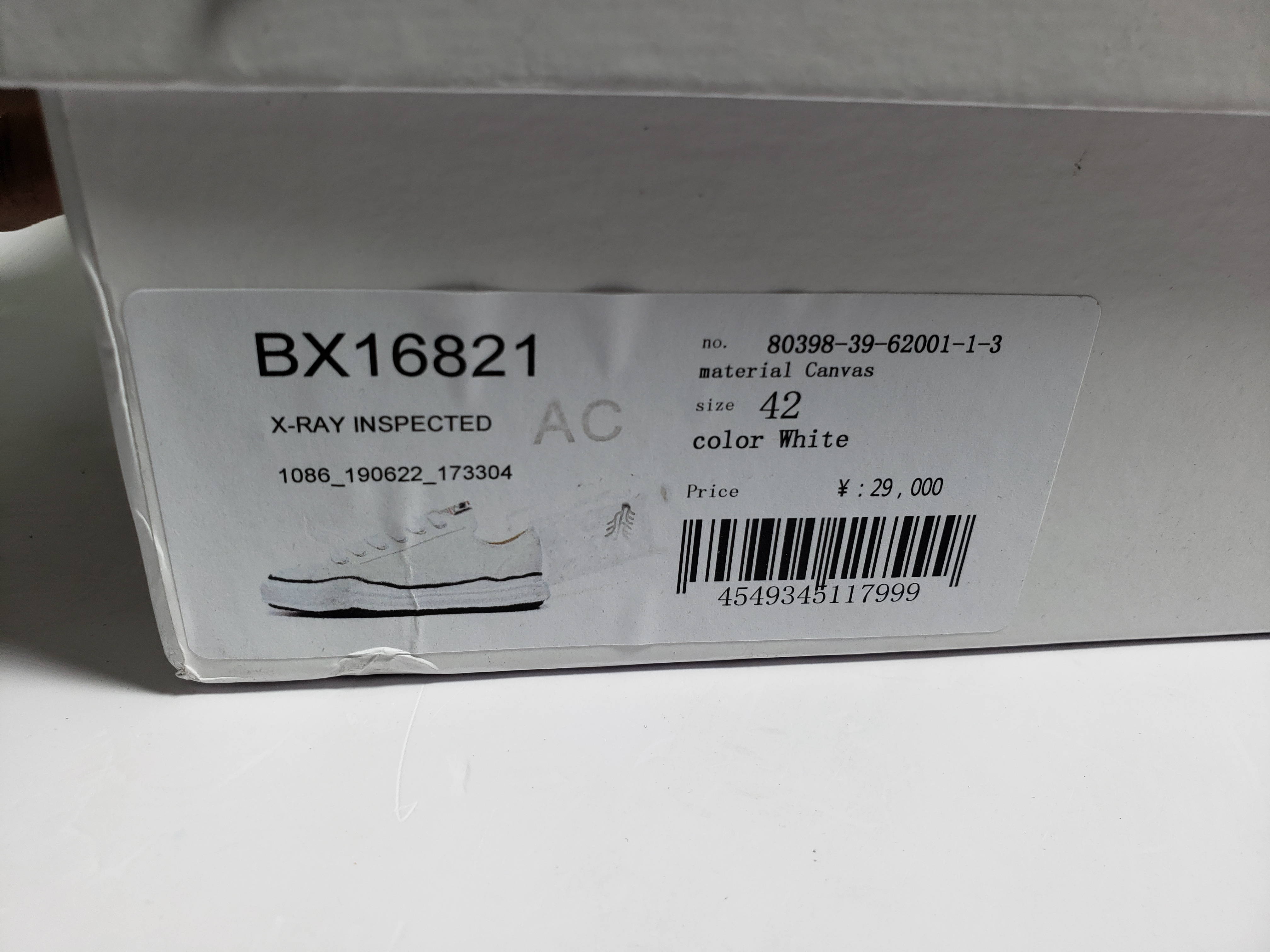 OG MIHARA YASUHIRO White And White And Black Stripes NO.783