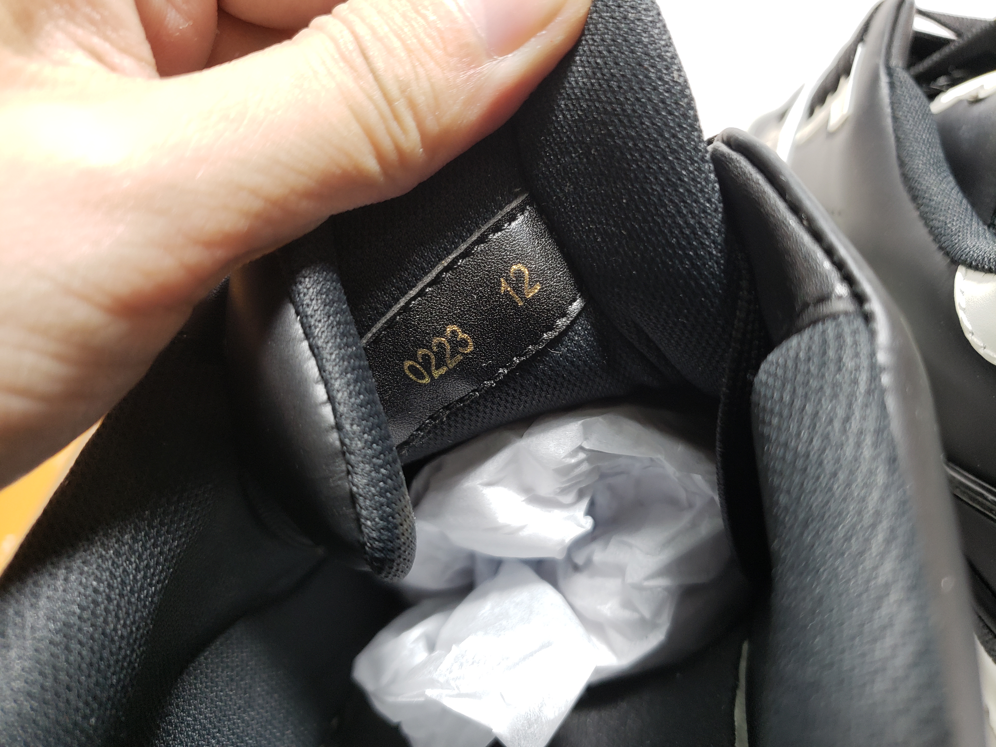 LJR Louis Vuitton LV Trainer Black Grey White,1AAHS2