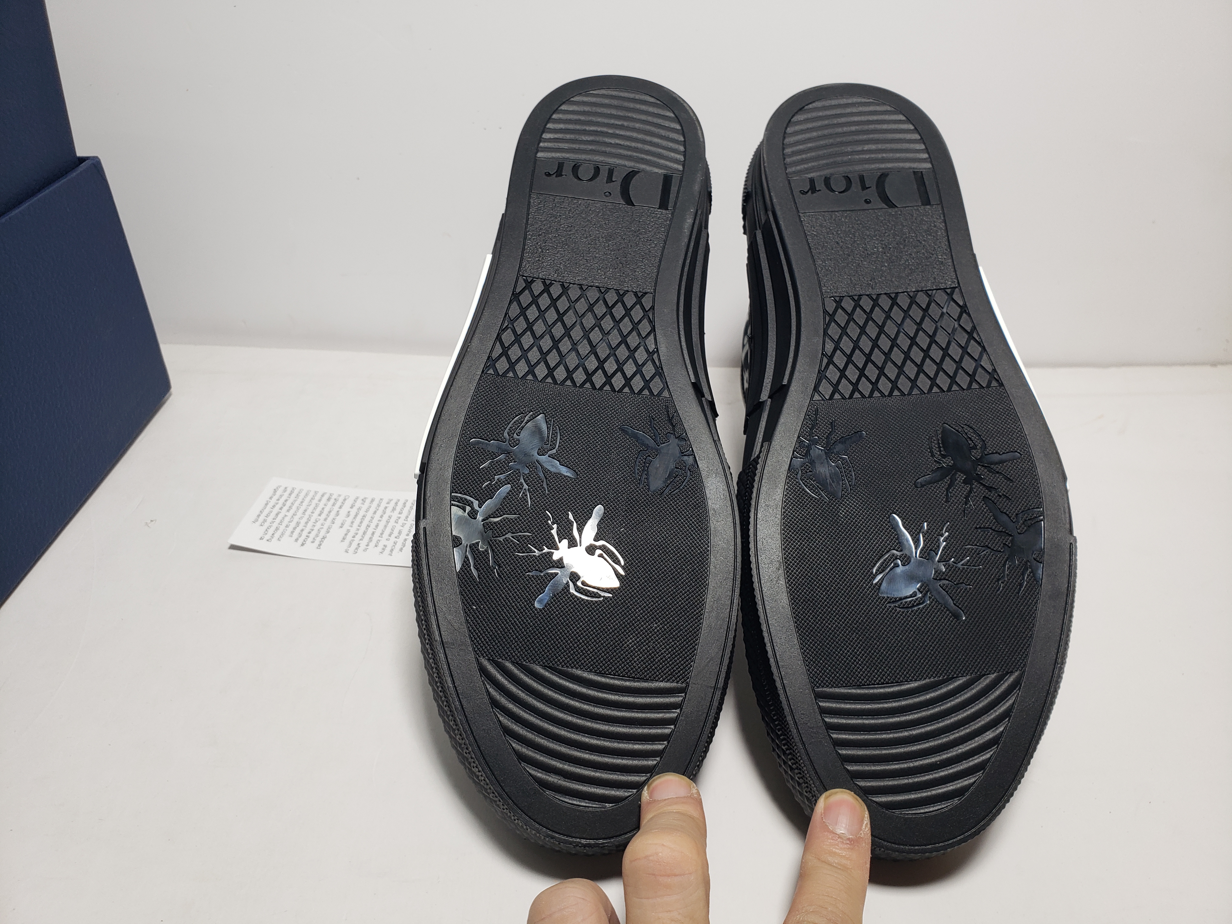 LJR Dior B23 High Top Canvas Oblique Black, 3SH118YJP_H960