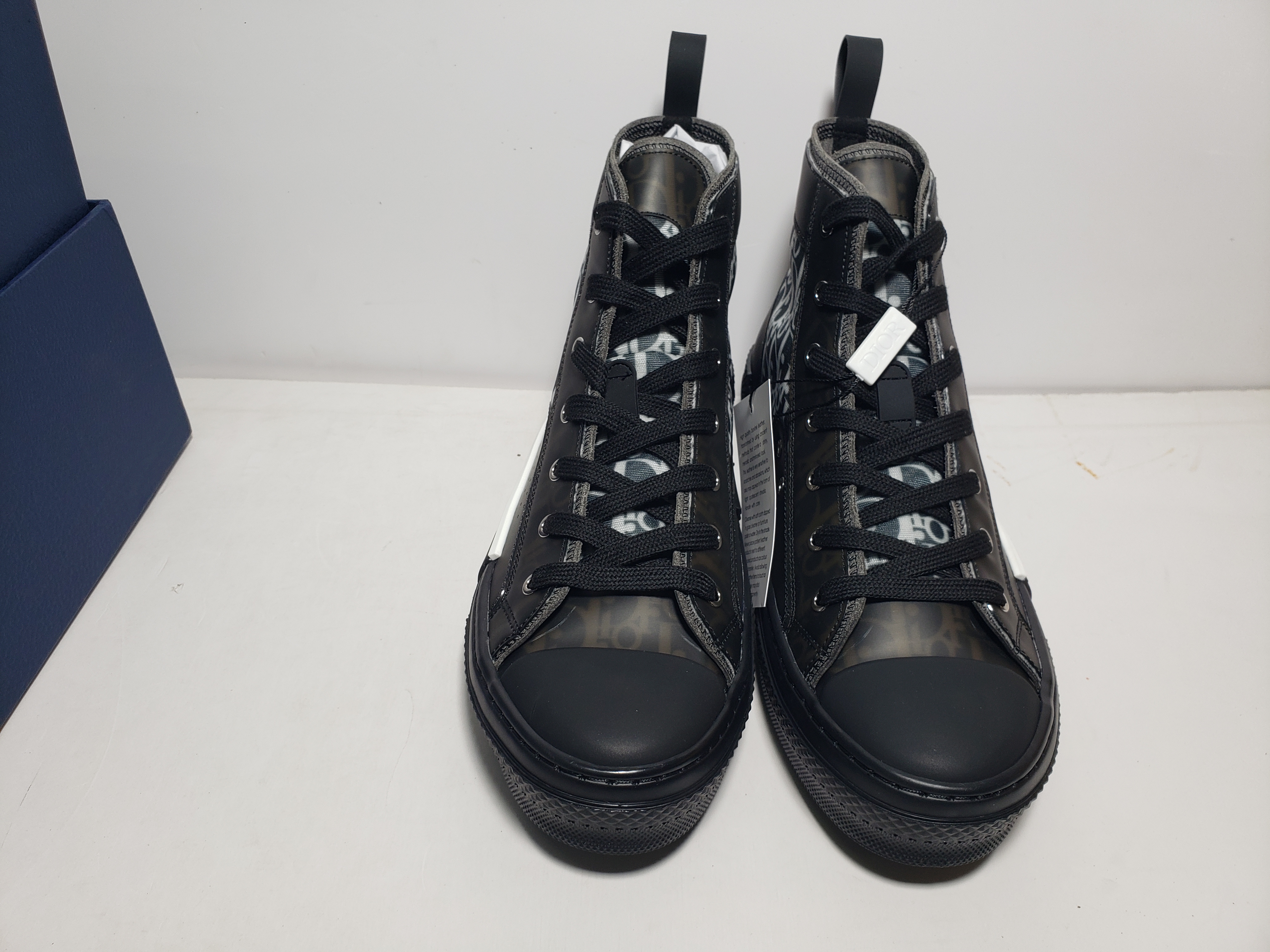 LJR Dior B23 High Top Canvas Oblique Black, 3SH118YJP_H960
