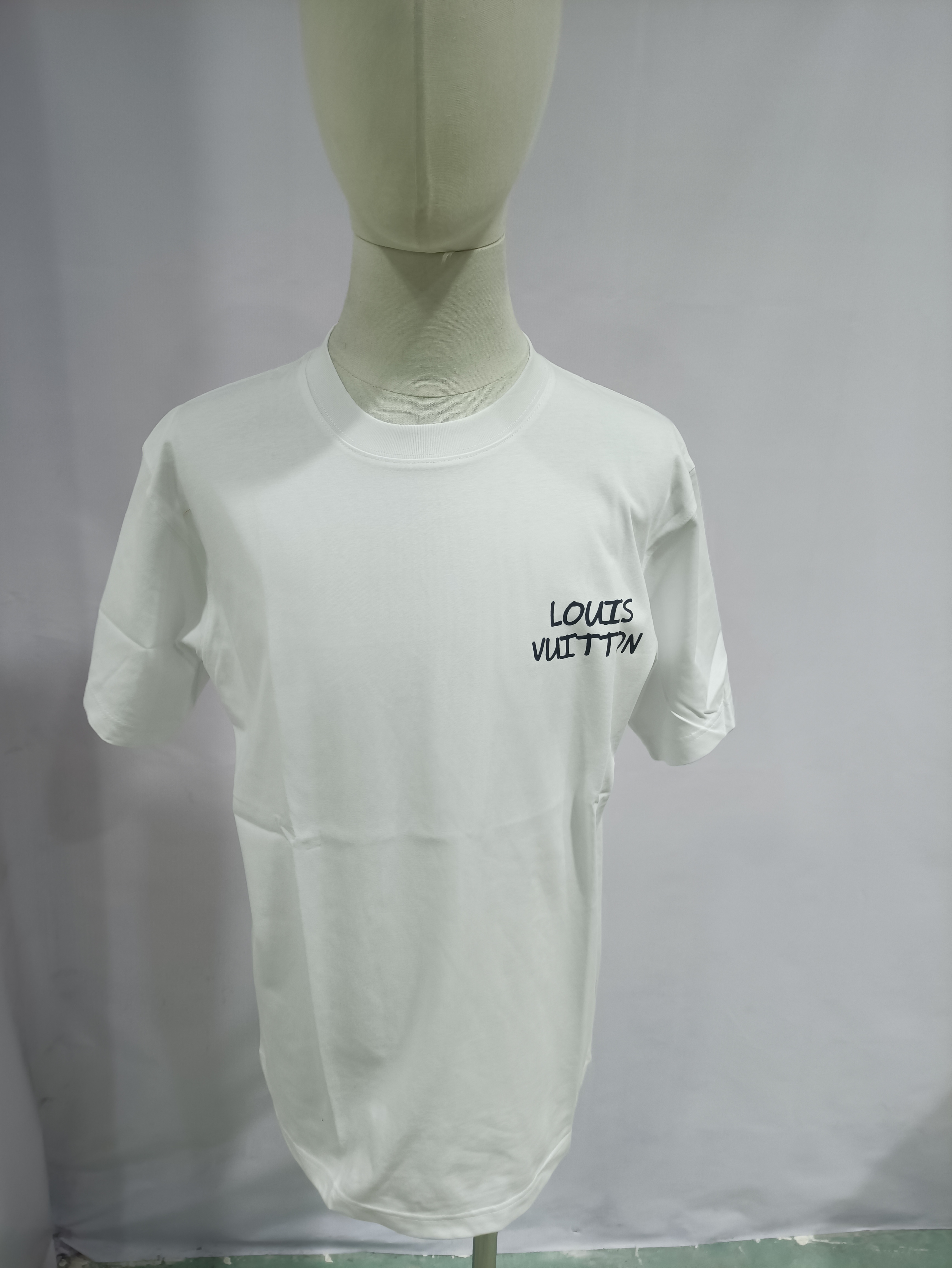Louis Vuitton back flower print T-Shirts white
