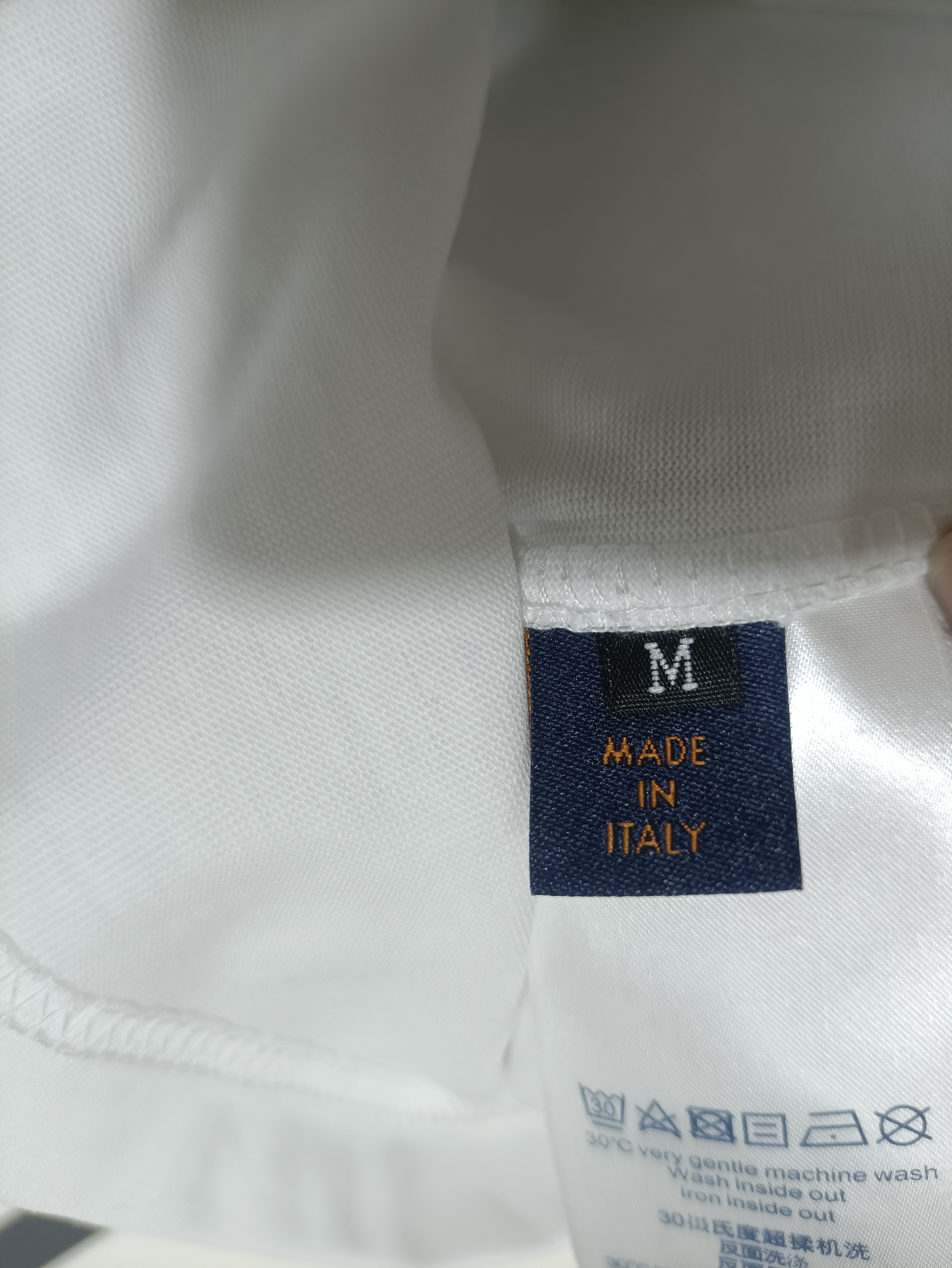 Louis Vuitton back flower print T-Shirts white