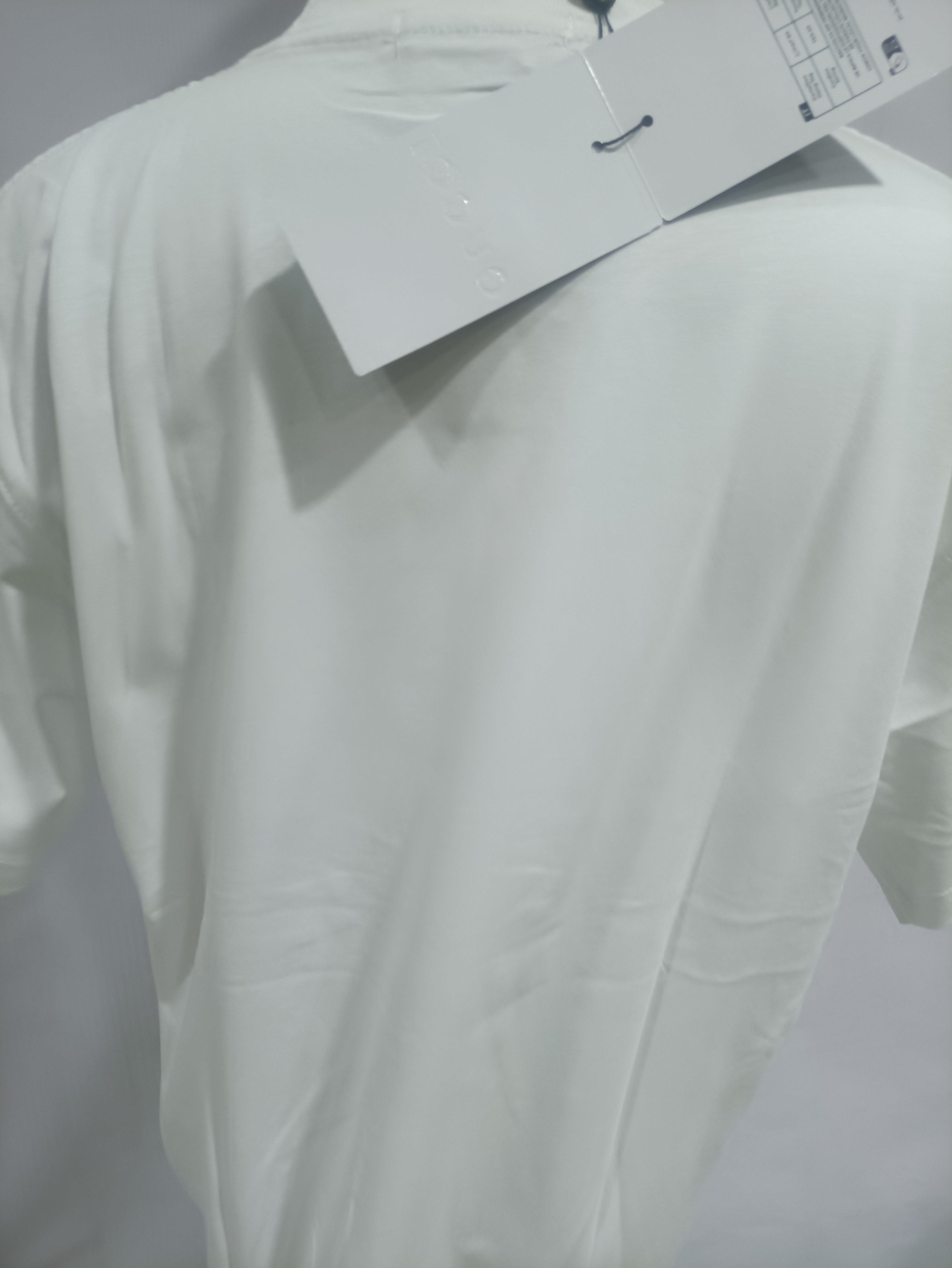 Gucci - Blue Logo Print Short Sleeve T-Shirt Beige