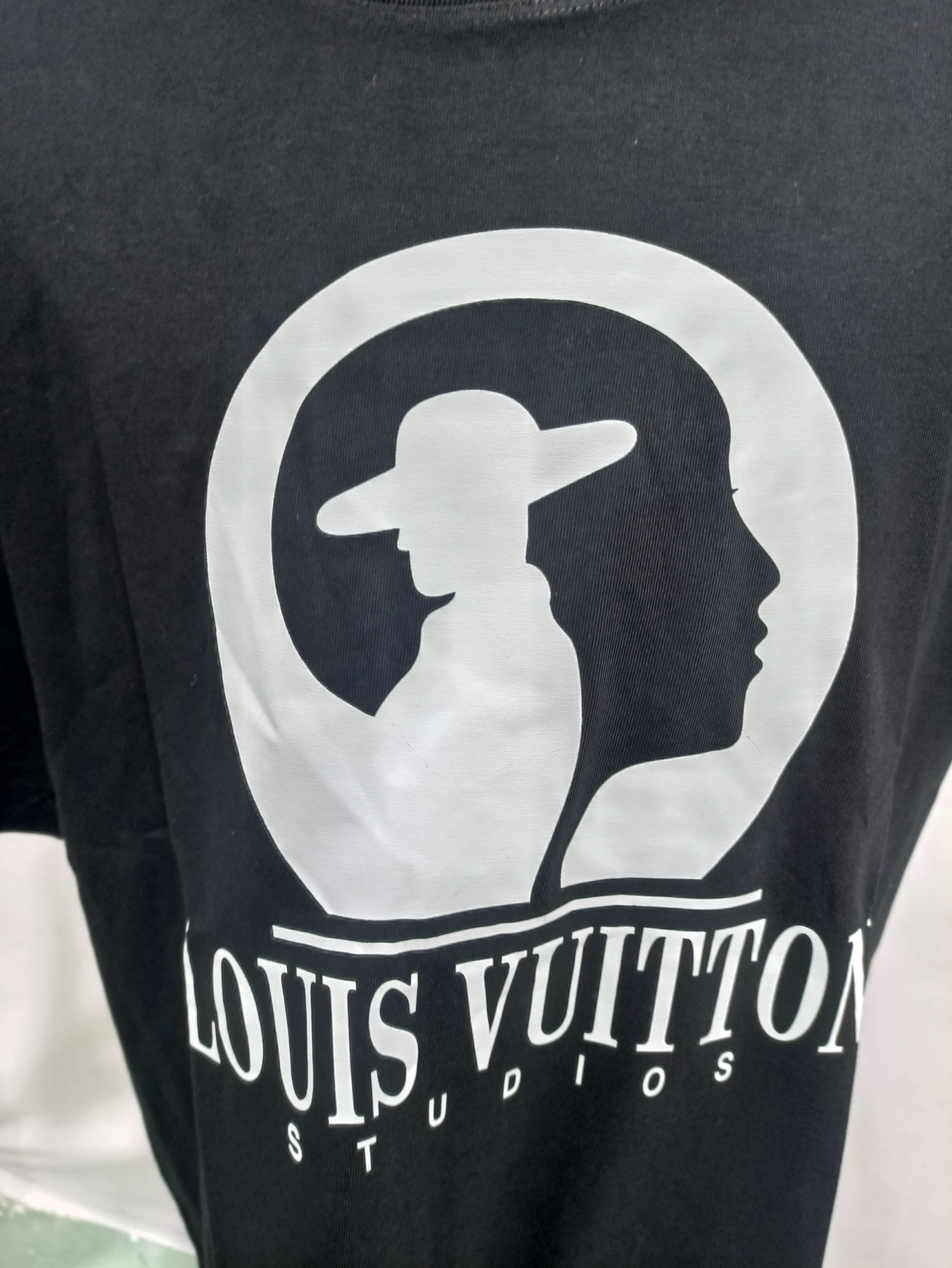 Louis Vuitton abstract character T-Shirts black