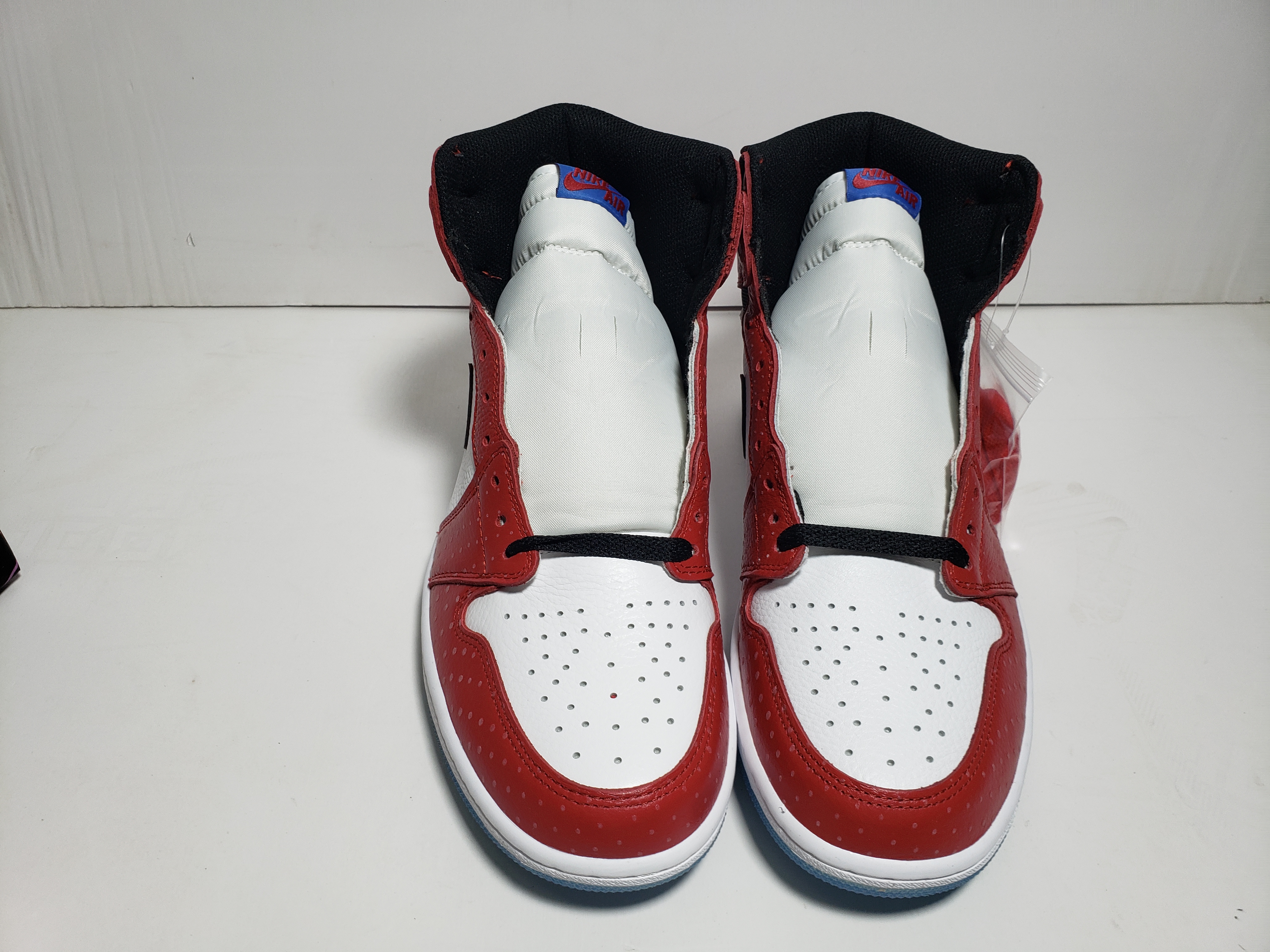 LJR Jordan 1 Retro High Spider-Man Origin Story，555088-602 