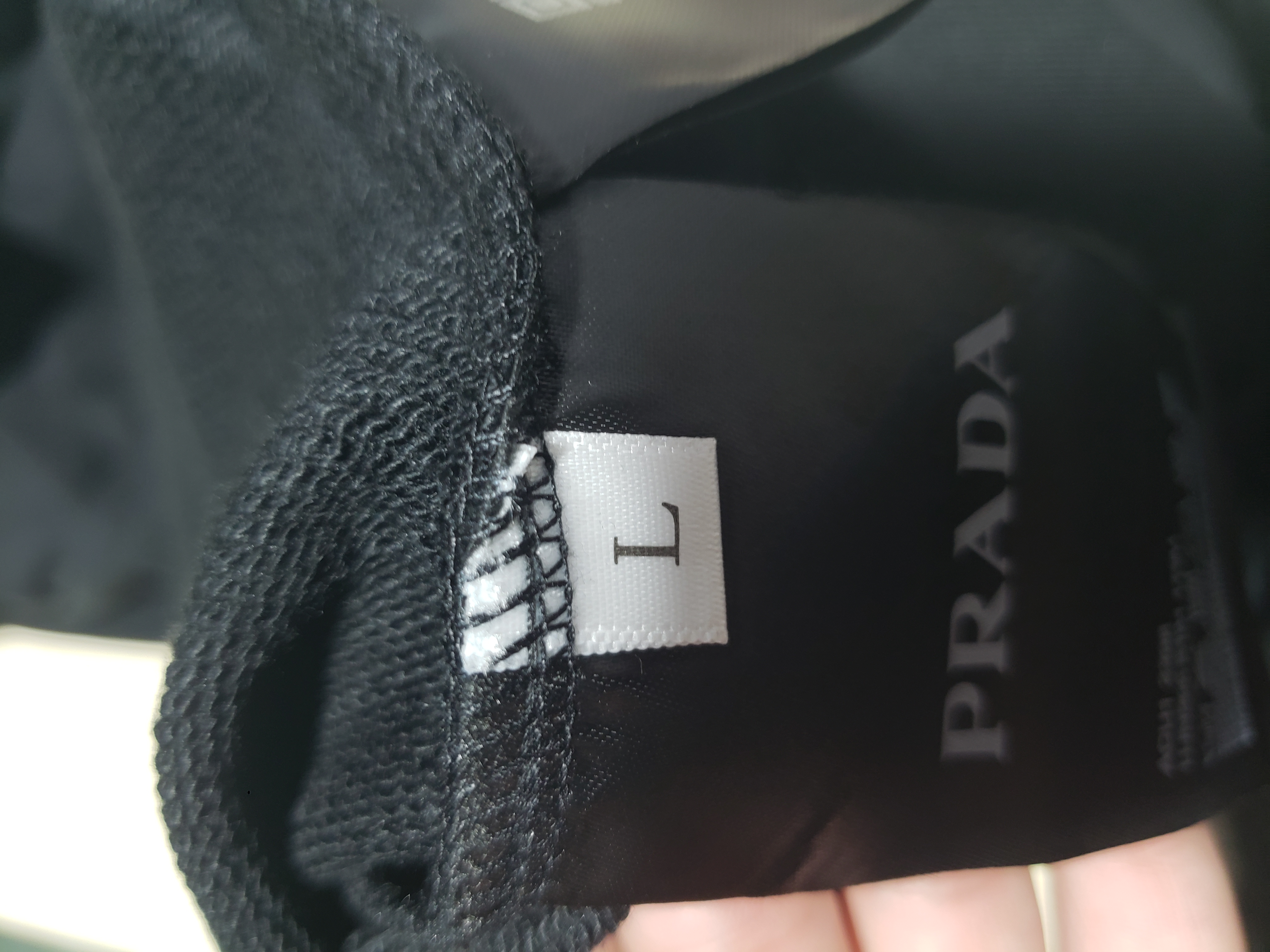 Prada Hooded sweatshirt with embroidered logo on chest Hoodie