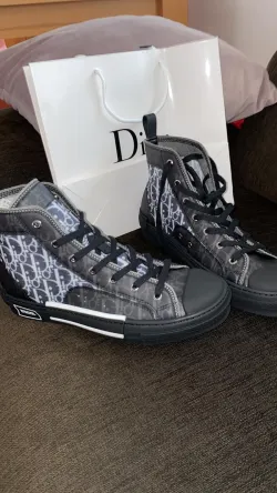 LJR Dior B23 High Top Canvas Oblique Black, 3SH118YJP_H960 review FIGEN