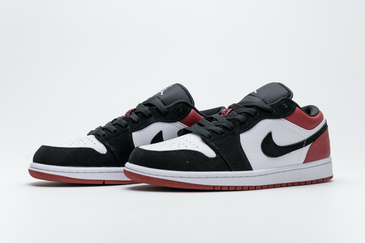  Air Jordan 1 Low Black Toe reps, 553560-116