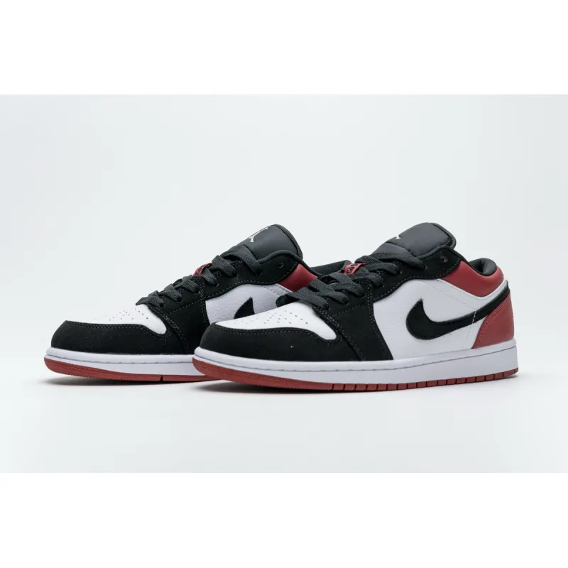  Air Jordan 1 Low Black Toe reps, 553560-116