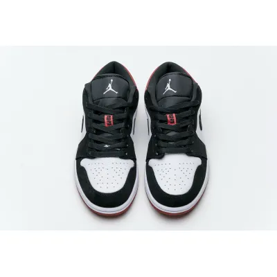  Air Jordan 1 Low Black Toe reps, 553560-116 02