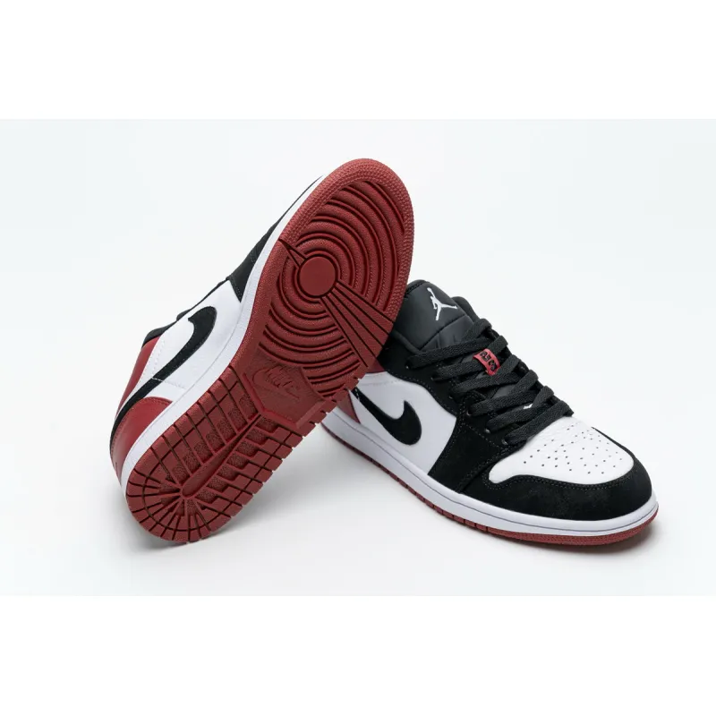  Air Jordan 1 Low Black Toe reps, 553560-116