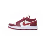  Air Jordan 1 Low Whiter'Red reps,553560-607