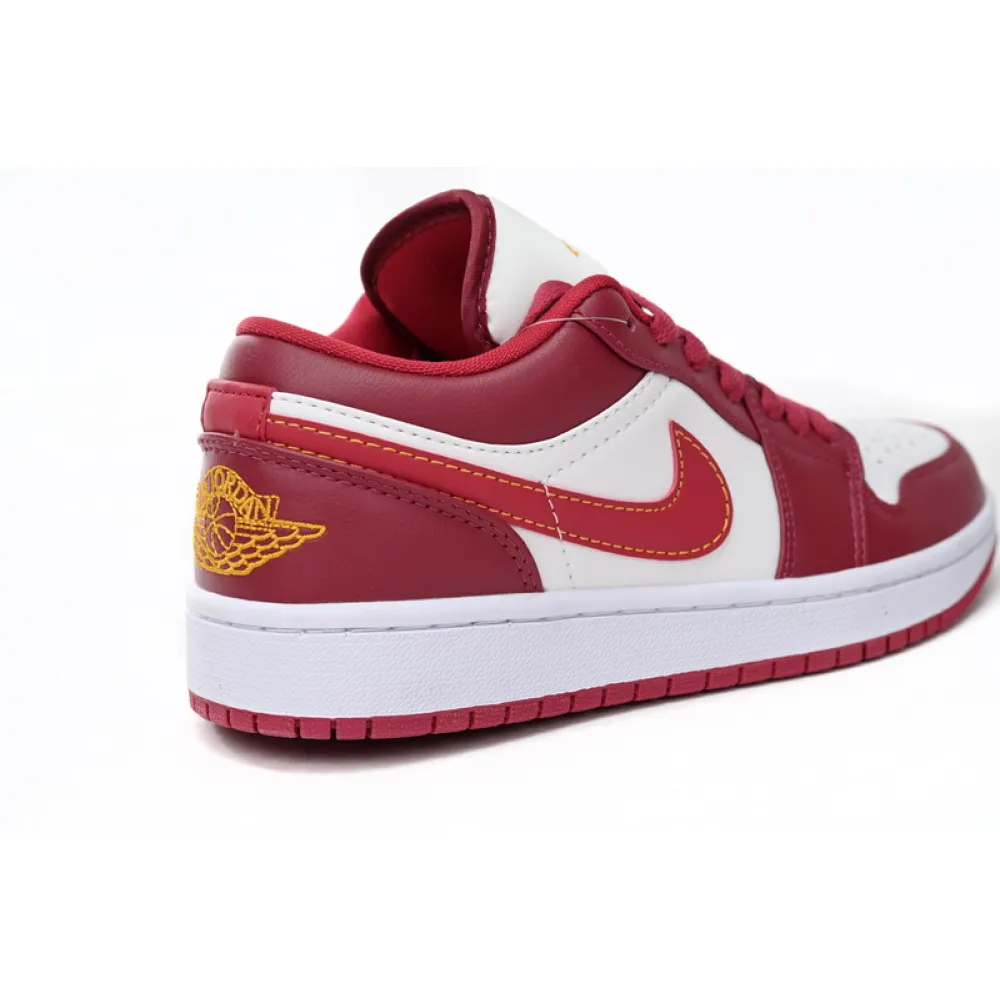  Air Jordan 1 Low Whiter'Red reps,553560-607