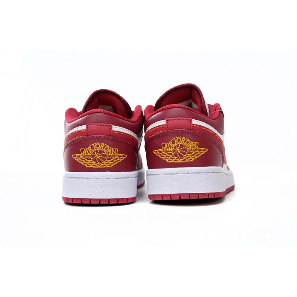  Air Jordan 1 Low Whiter'Red reps,553560-607