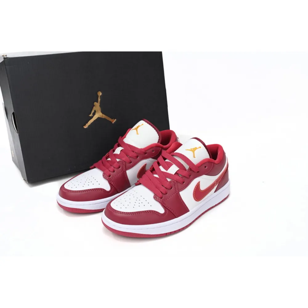  Air Jordan 1 Low Whiter'Red reps,553560-607