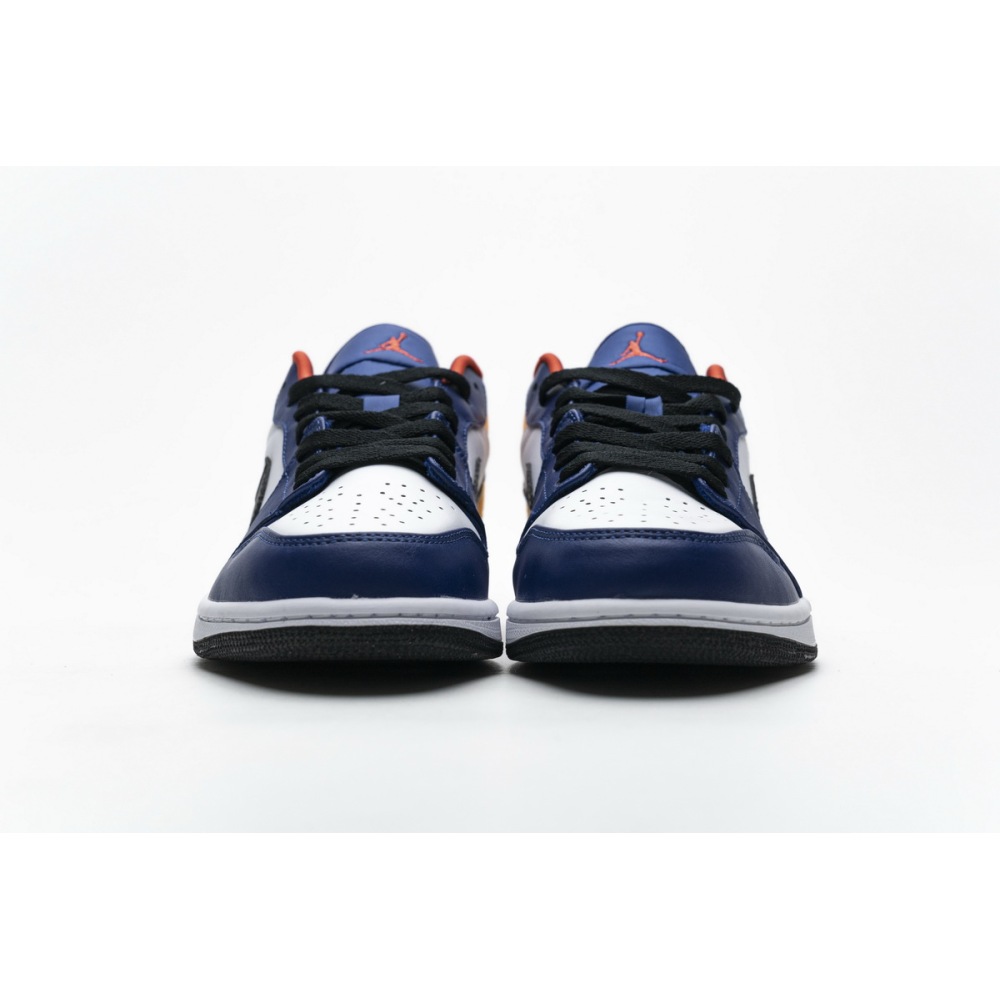 Air Jordan 1 Low Blue Yellow Orange reps, 553558-123