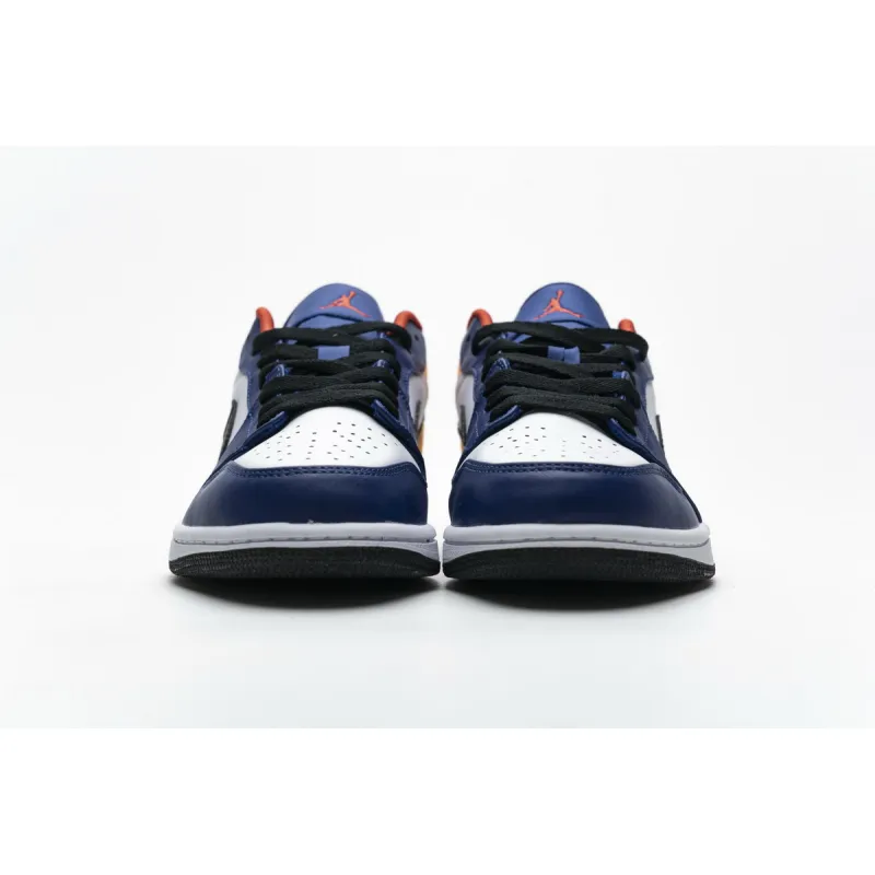 Air Jordan 1 Low Blue Yellow Orange reps, 553558-123