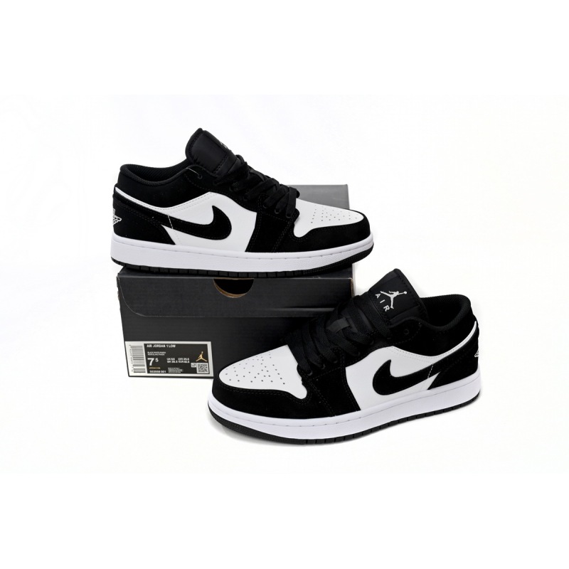 Air Jordan 1 Low New Black and White Panda reps,553558-001