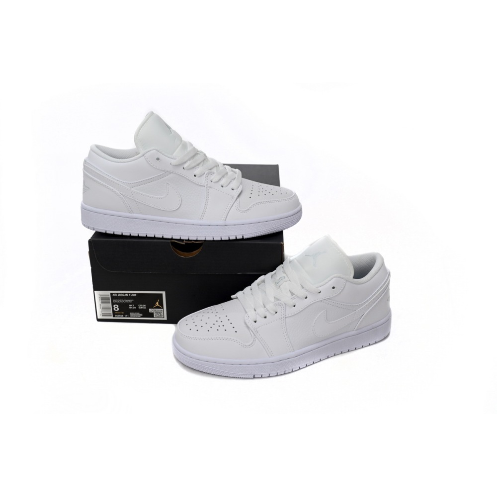 Air Jordan 1 Low White Pure Platinum reps, 553558-111