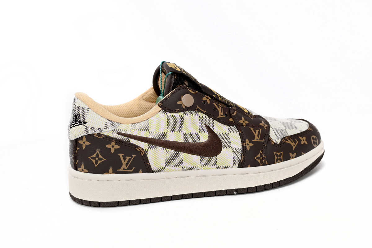 Air Jordan 1 Low Green LV Co Bran Ding reps,AV3918-298