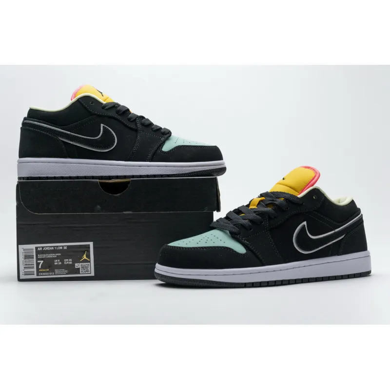 Air Jordan 1 Low SE Pink Orange Blue reps,CK3022-013