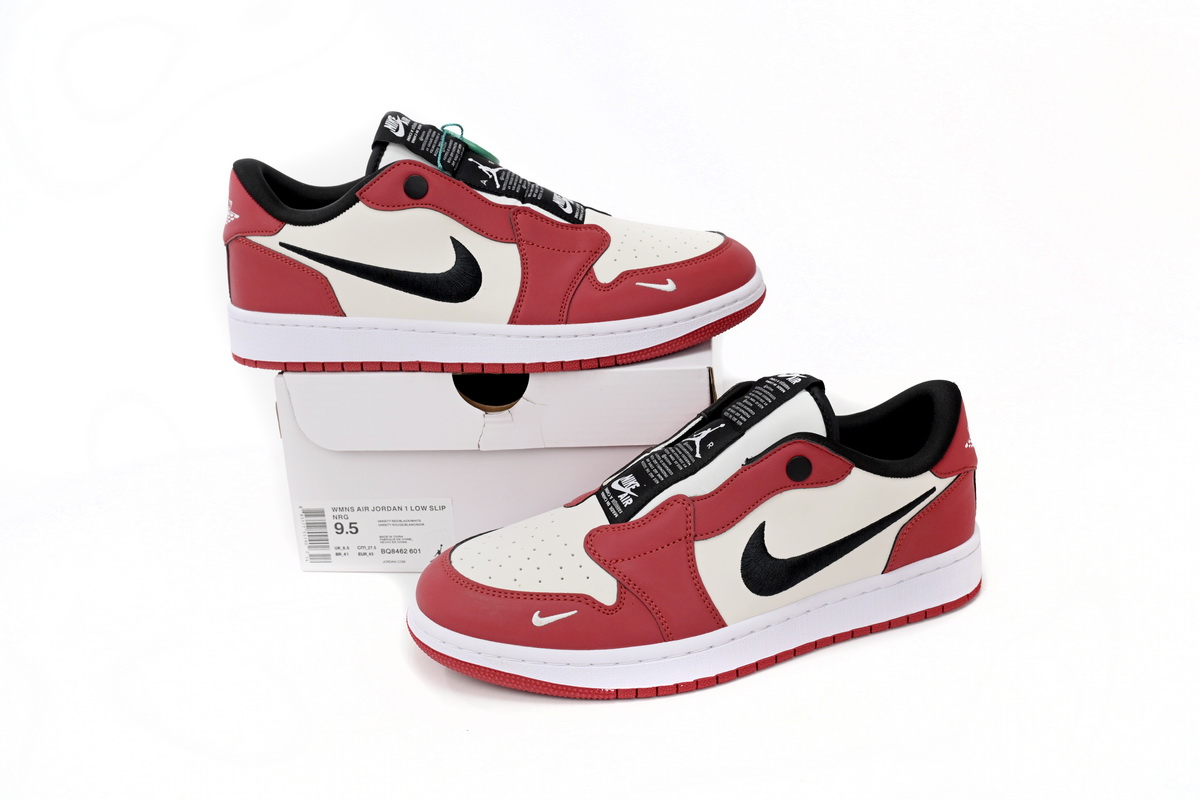 Air Jordan 1 Low Slip WMNS NRG White Red reps,BQ8462-601