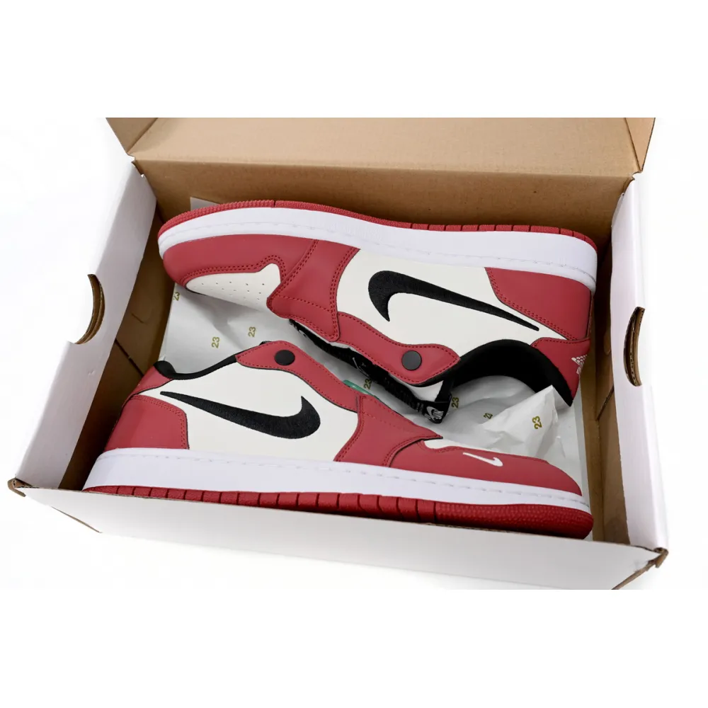 Air Jordan 1 Low Slip WMNS NRG White Red reps,BQ8462-601