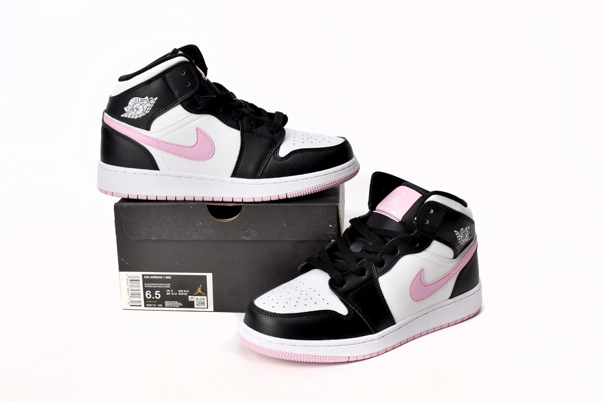Air Jordan 1 Mid (GS) Arctic Pink reps,555112-103