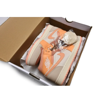 Air Jordan 1 Mid Apricot Orange reps,DH4270-800 02