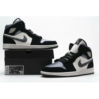 Air Jordan 1 Mid Satin Grey reps,852542-011 02