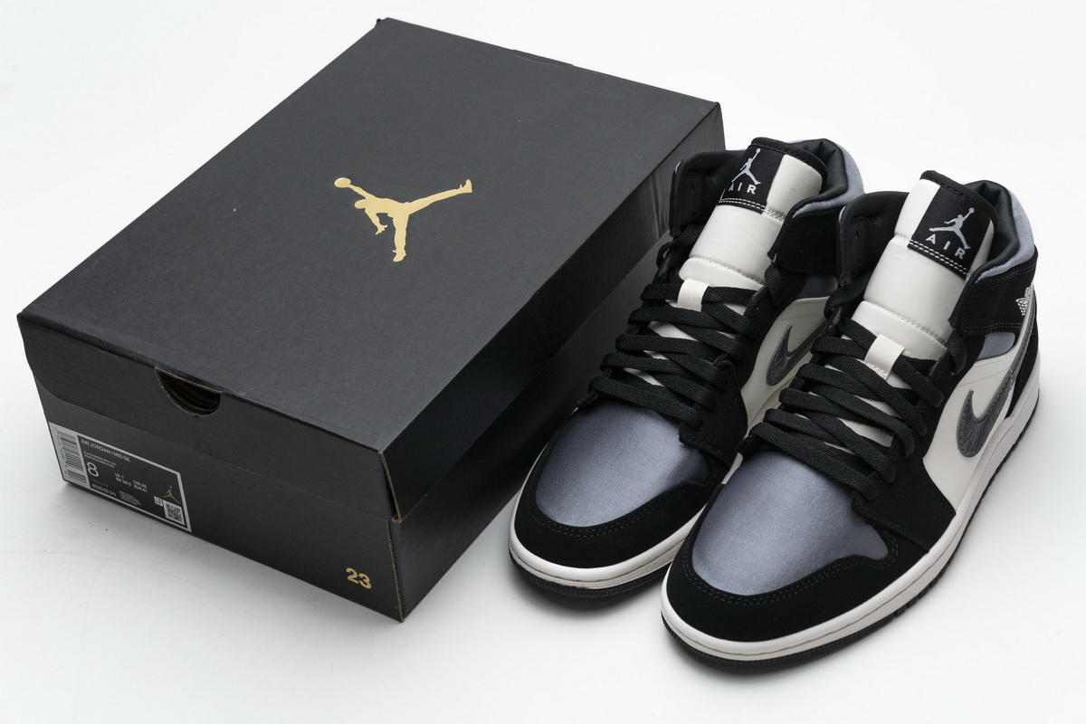 Air Jordan 1 Mid Satin Grey reps,852542-011