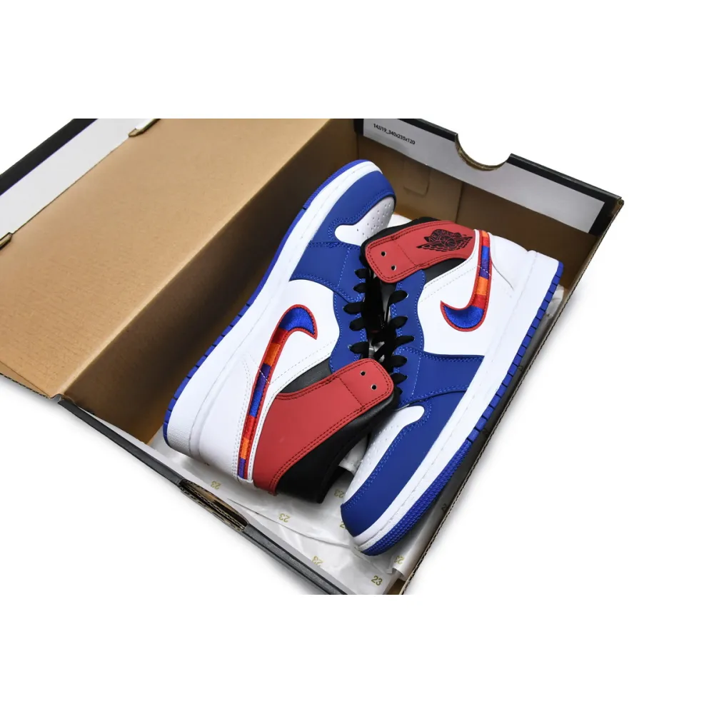 Air Jordan 1 Mid SE “Multi-Color Swoosh” reps,852542-146