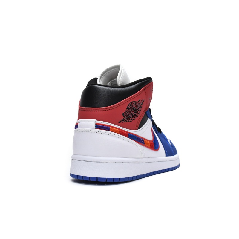 Air Jordan 1 Mid SE “Multi-Color Swoosh” reps,852542-146