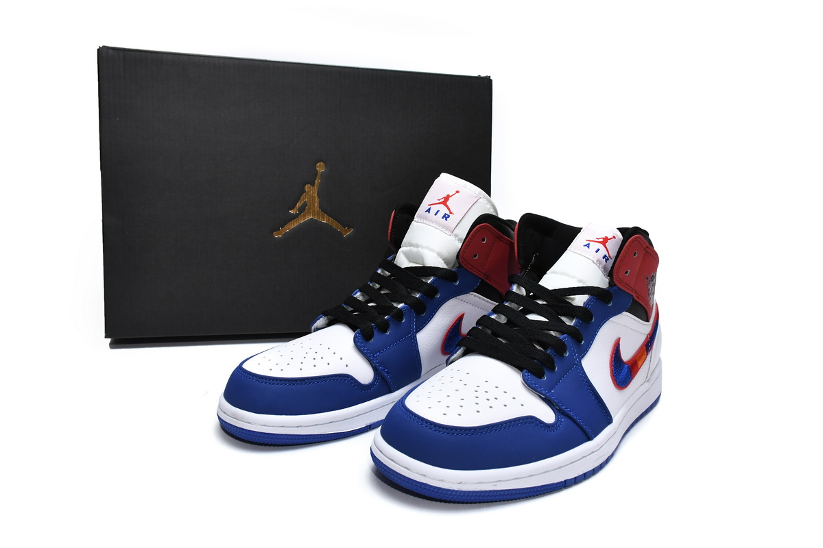 Air Jordan 1 Mid SE “Multi-Color Swoosh” reps,852542-146