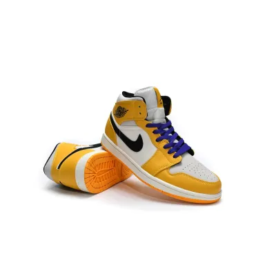 Air Jordan 1 Mid SE Lakers reps,852542-700 02