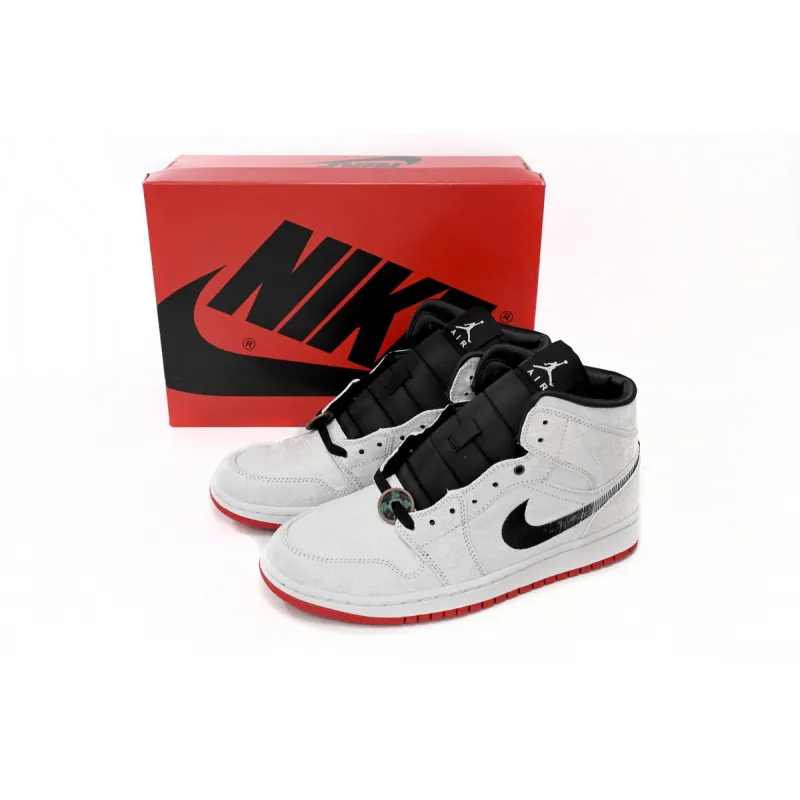 Edison Chen x Air Jordan 1 Mid SE “Fearless” reps,CU2804-100