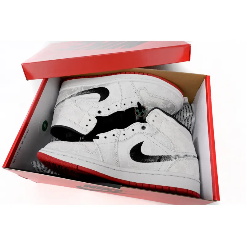 Edison Chen x Air Jordan 1 Mid SE “Fearless” reps,CU2804-100