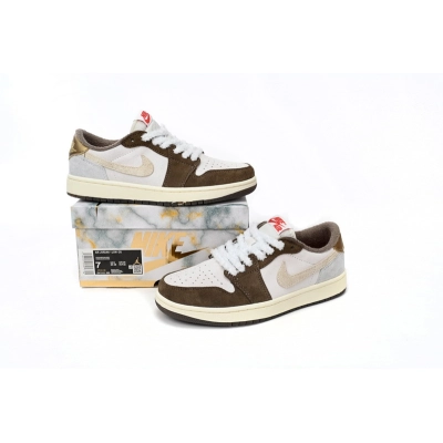 Travis Scott x Air Jordan 1 Low OG “Year of the Rabbit” reps,DJ1312-200 02