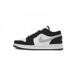 Air Jordan 1 Low Black and White Gray reps,552780-018 